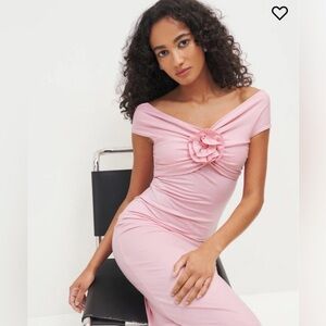 NWT Reformation Fiorello Knit Dress in Babygirl